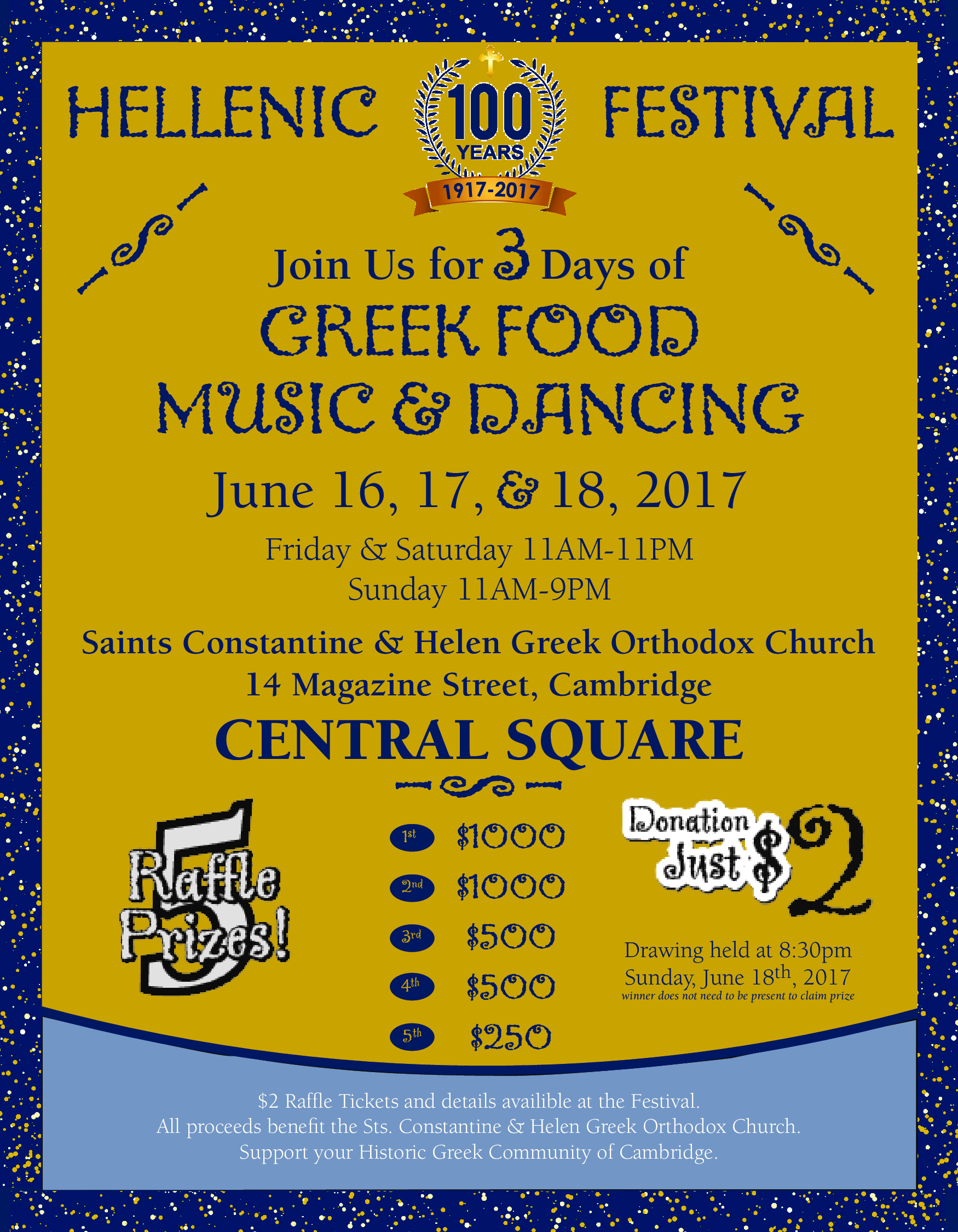 Cambridge MA Greek Festival at Saints Constantine and Helen Greek