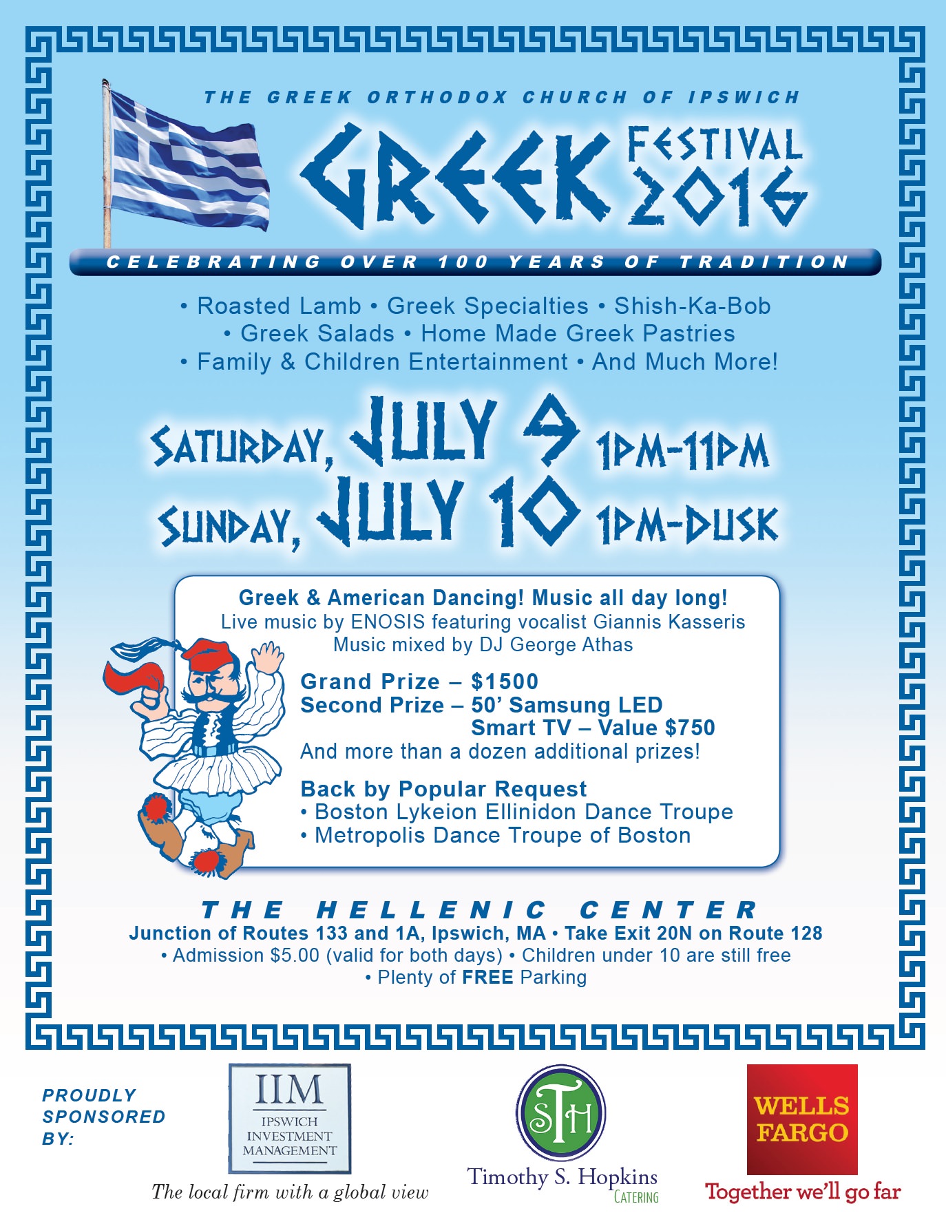 Ipswich MA Greek Festival at Assumption of the Virgin Mary Greek