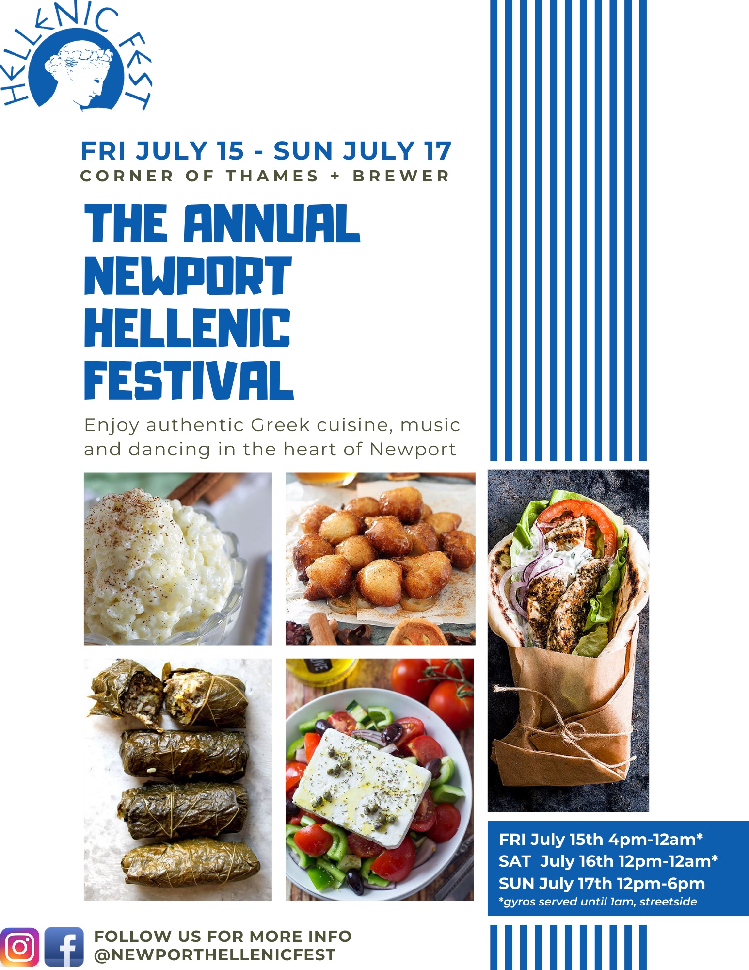 Newport RI Greek Festival at St. Spyridon Greek Orthodox Church