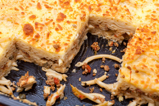 Greek Baked Macaroni with Beef Pastichio Recipe