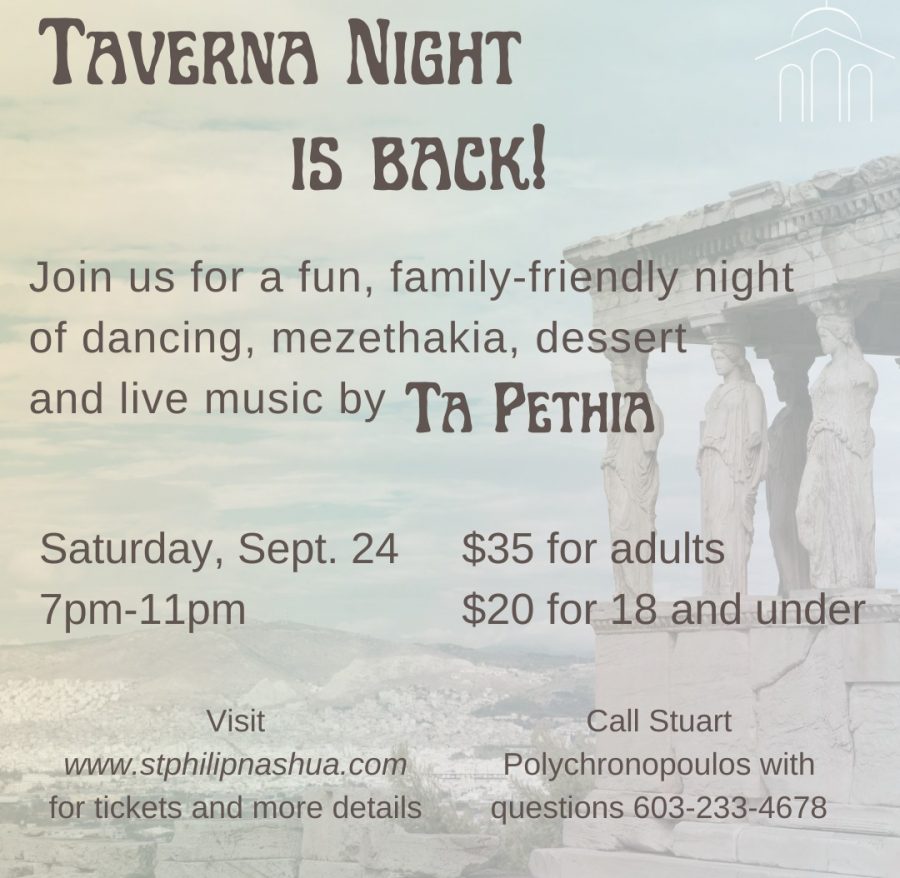 Taverna Greek Night in Nashua NH