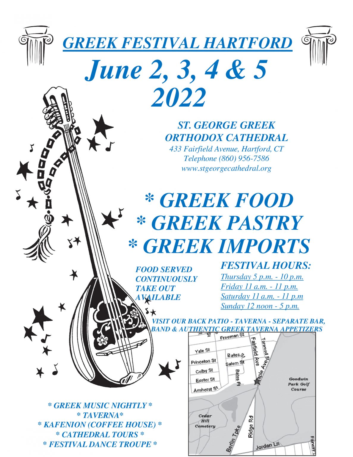 Hartford CT Greek Festival at St Greek Church