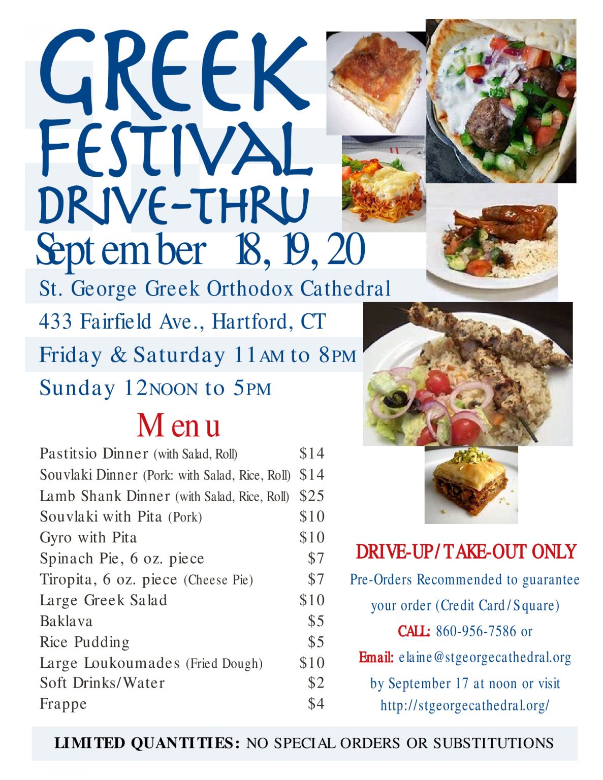 Hartford CT Greek Festival at St Greek Church