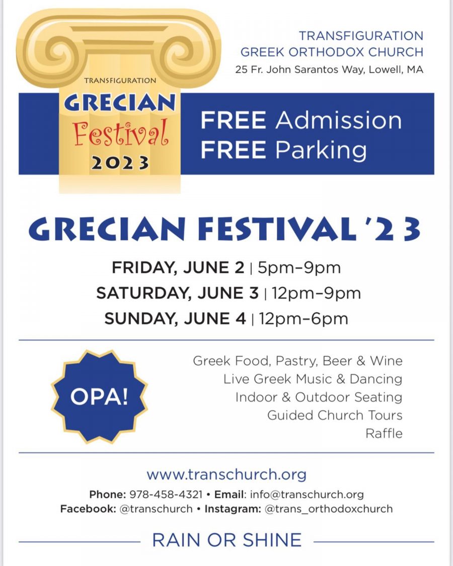 Lowell MA Greek Festival at Transfiguration Greek Orthodox Church