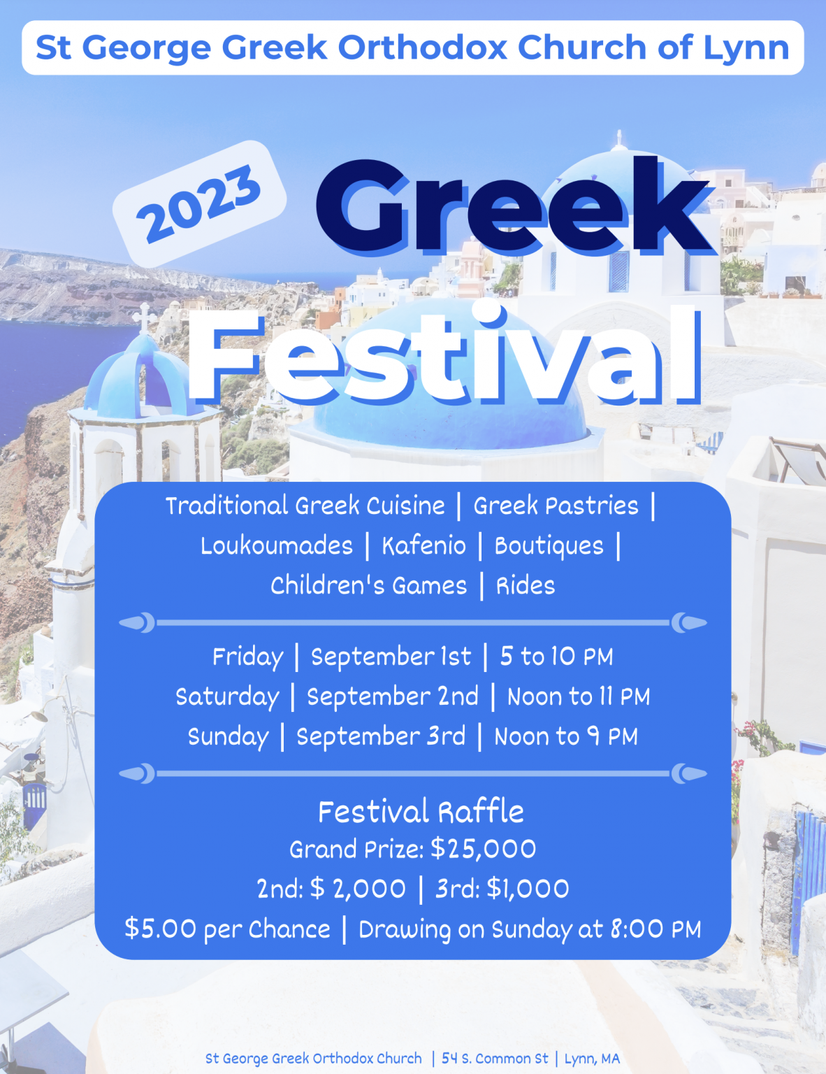 Lynn MA Festival at St. Greek Church