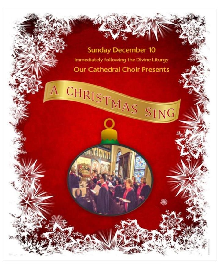 Cathedral Choir Christmas Sing Along in Boston MA