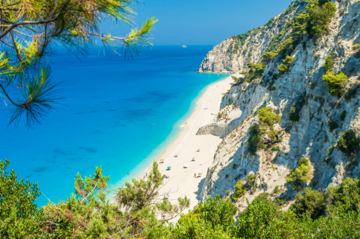 Visit Egremni Beach on the Island of Lefkada