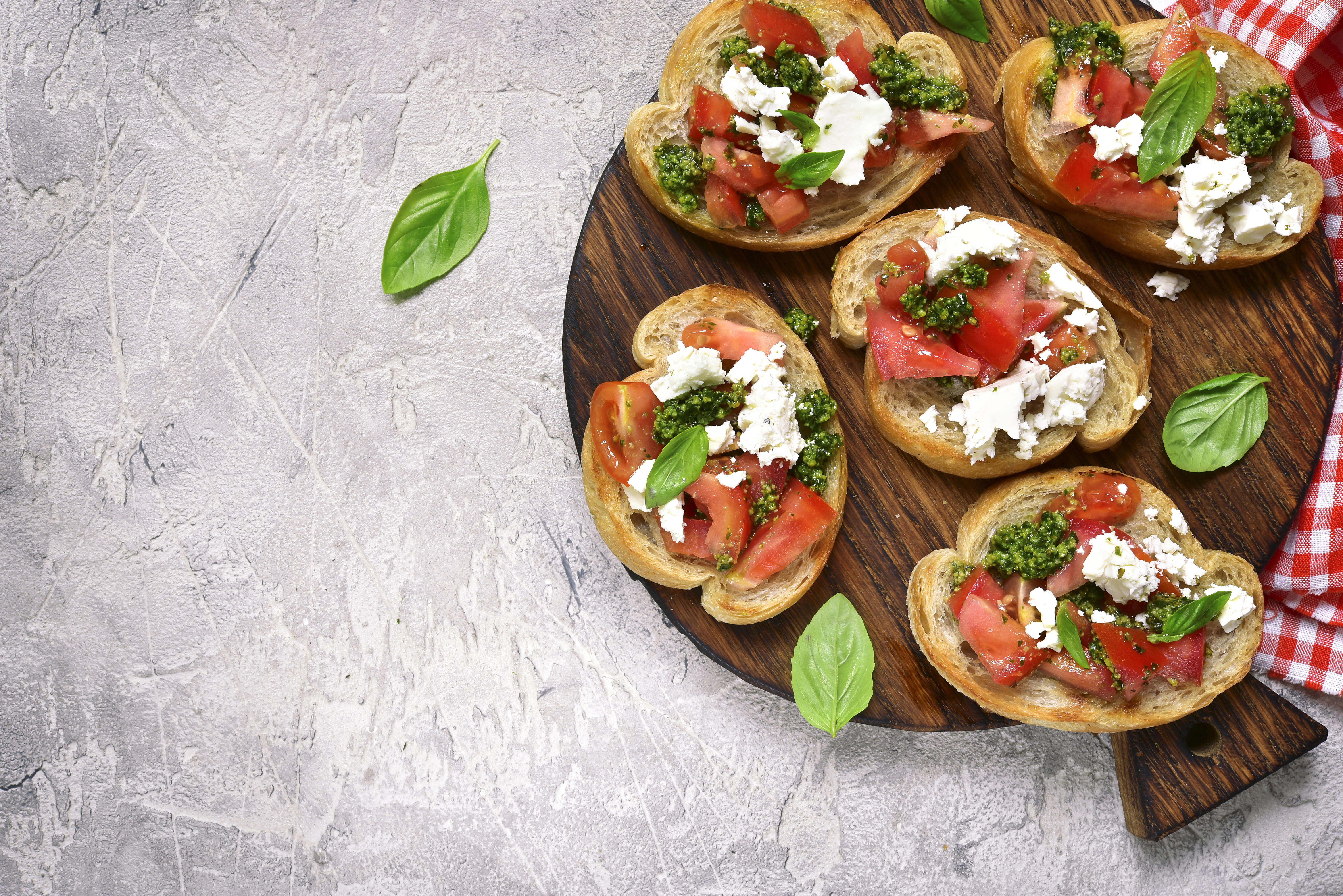 Recipe for Dakos - Greek Style Bruschetta with Tomato and Feta