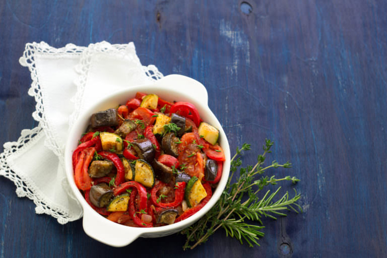 Recipe for Greek Vegetable Eggplant and Zucchini Stew