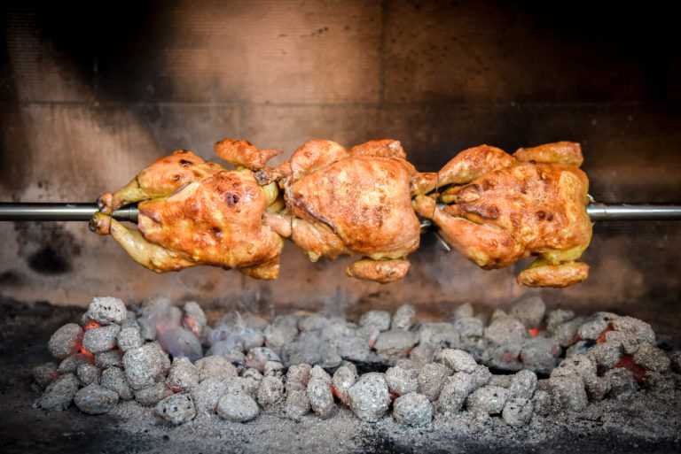 Recipe for Greek Style Spit Roasted Chicken