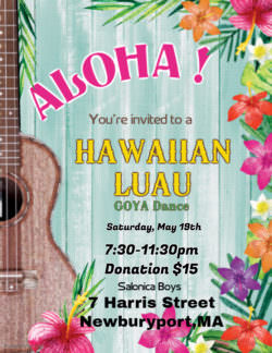 GOYA Aloha Hawaiian Luau Dance at Annunciation Greek Church Newburyport MA