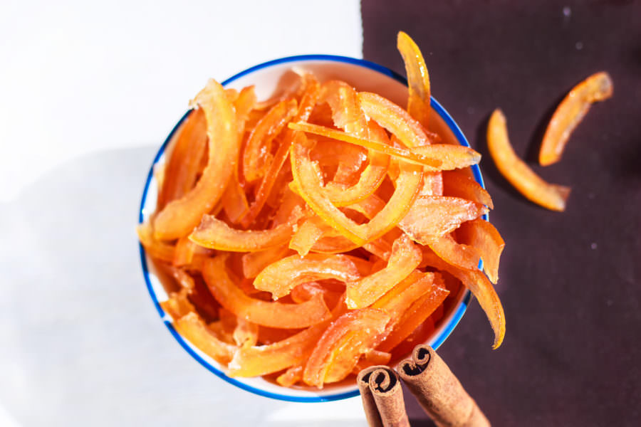 Recipe for Greek Style Candied Citrus Peels