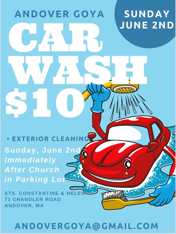 Car Wash at Sts. Constantine & Helen Greek Church Andover MA