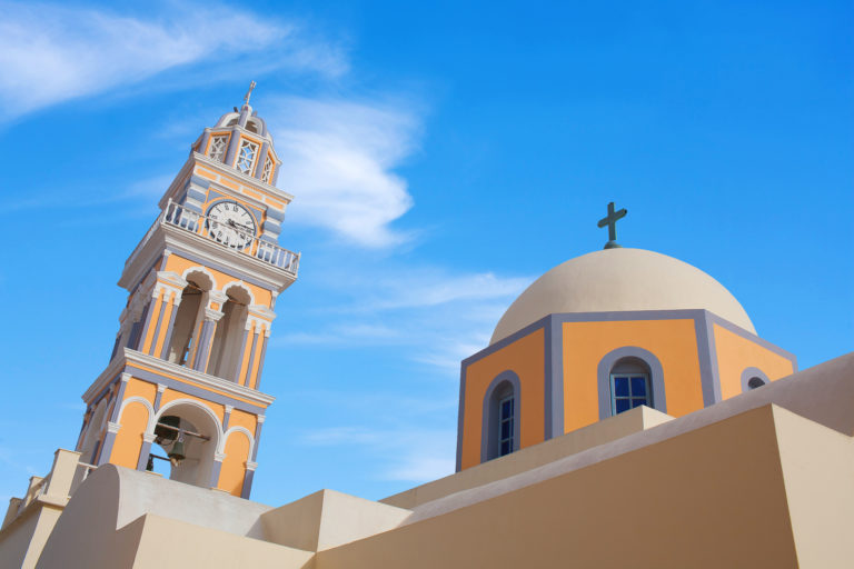 Visit the St. John Catholic Church in Thira Santorini