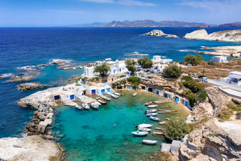 Tour Kleftikos Caves on Milos Island