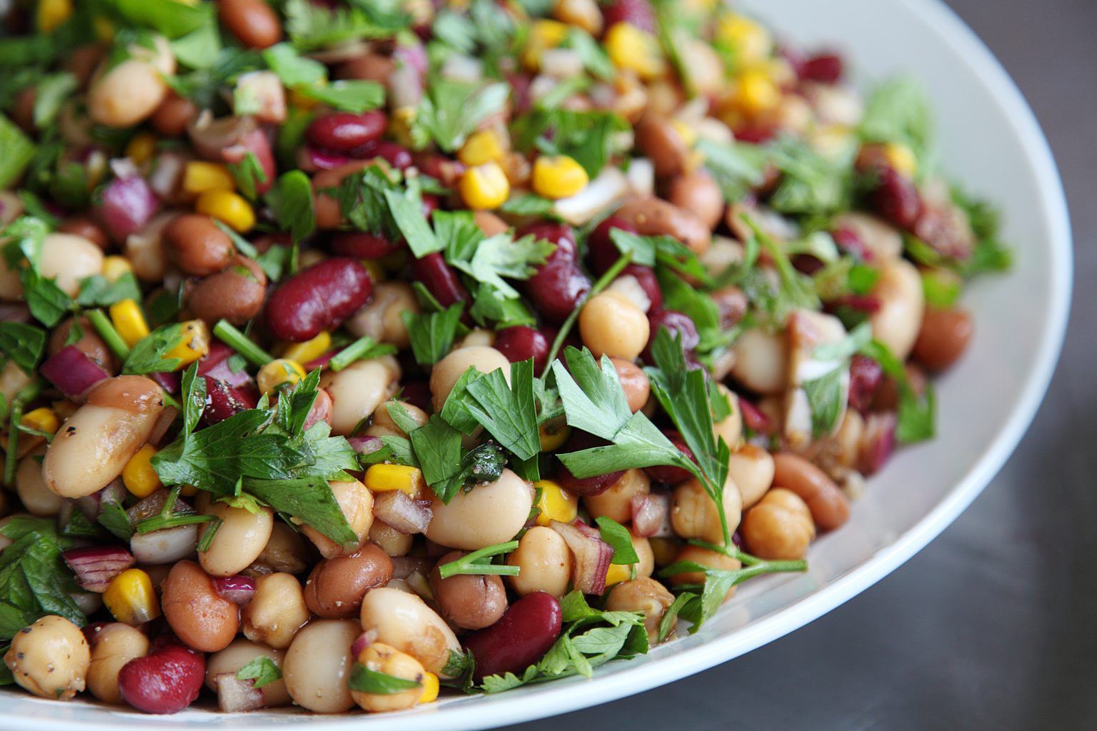 Easy Greek Style Bean Salad