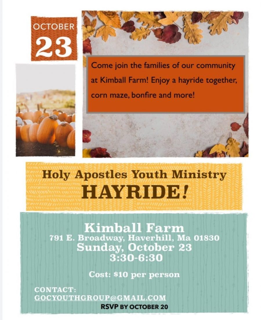 Hayride Event for Holy Apostles Haverhill MA