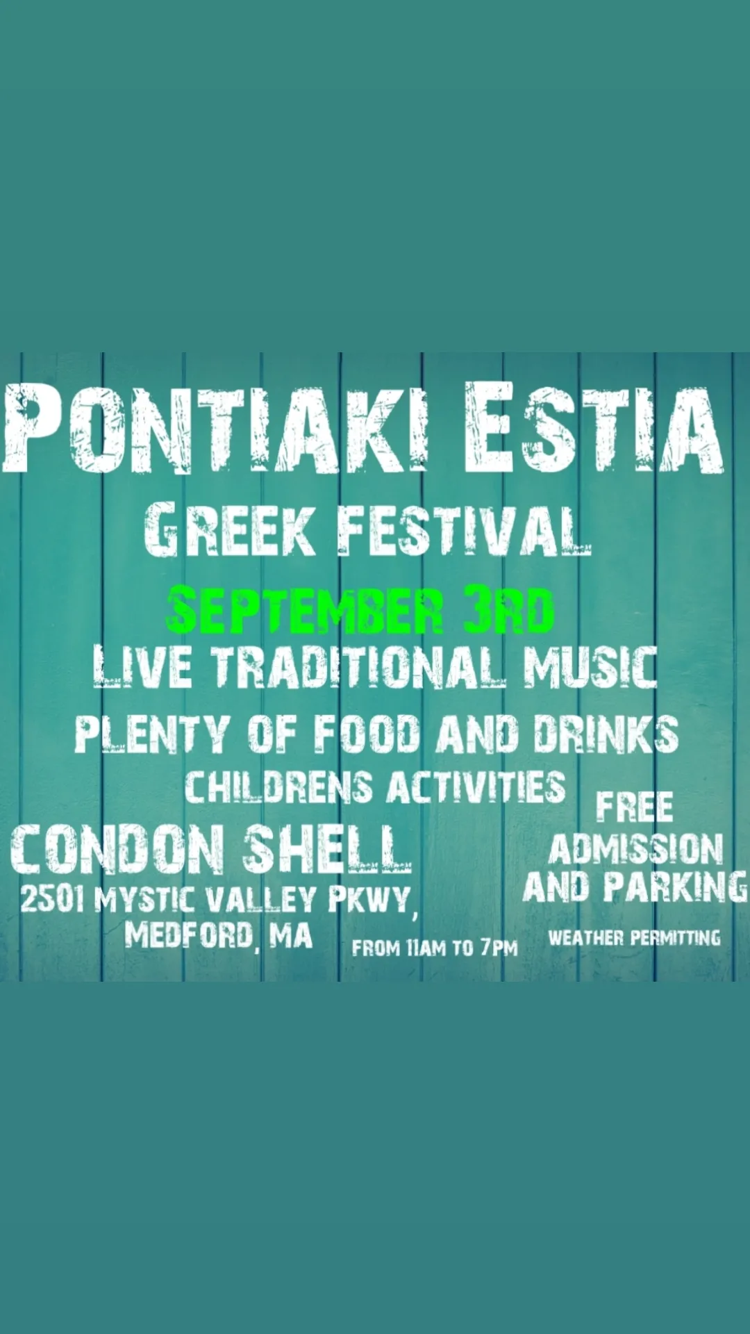 Greek Festival in Medford MA